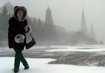 Снегопад в Москве. Фото Д.Борко/Грани.Ру