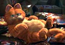 Жирный кот Гарфилд. Кадр из мультфильма