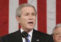 Обращение Джорджа Буша к нации. Фото АР