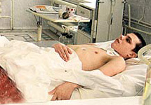 Андрей Сычев в больничной палате. Фото с сайта kp.ru