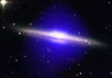 Спиральная галактика NGC 5746. Рентгеновский диапазон: NASA/CXC/U. Copenhagen/K.Pedersen et al; оптический: Palomar DSS