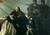 Фрагмент картины Ф.Богородского ''Слава павшим героям''