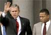 Джордж Буш и Клод Аллен. Фото АР