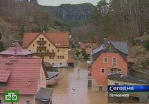 Наводнение в Германии. Кадр НТВ