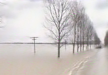 Наводнение в Сербии и Черногории. Кадр НТВ