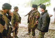 Чеченские боевики. Фото AP