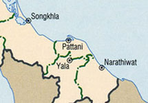 Фрагмент карты Тайланда с сайта www.lib.utexas.edu