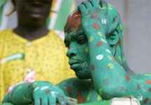 Болельщик команды Того. Фото с сайта YahooNews