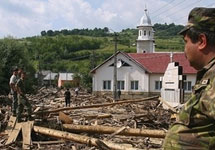 Последствия наводнения в Румынии. Фото АР