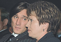 Валентина Матвиенко с сыном. Фото ''Известия''