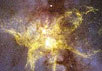 Слева - изображение галактики NGC 6240 в видимых лучах, полученное с космического телескопа "Хаббл", справа - рентгеновское - с "Чандры". Фото NASA с сайта www1.msfc.nasa.gov