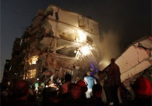 Дом в Бейруте, разрушенный израильской бомбой. Фото АР