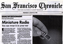 Первая полоса San Francisco Chronicle.