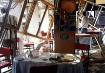 Ресторан в Анталье после взрыва. Фото АР