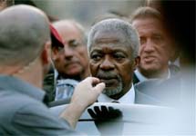 Кофи Аннан в Бейруте. Фото АР