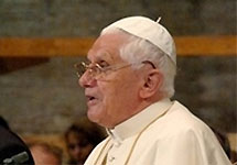Папа римский Бенедикт XVI. Фото АР
