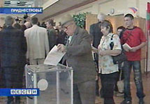 Голосование в Приднестровье. Кадр "Вестей"