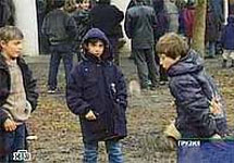 Дети на улицах Тбилиси. Кадр НТВ