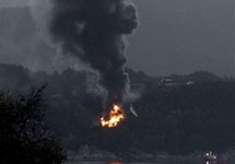 В Норвегии загорелся самолет. Фото АР