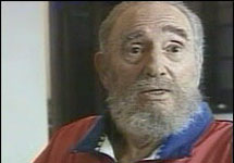 Фидель Кастро. Кадр кубинского ТВ с сайта ВВС