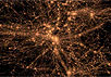 12 миллиардов лет назад Вселенная была гораздо компактнее, чем сейчас, все ее вещество содержалось в области размером 2,6 миллиона световых лет. Иллюстрация: J Diemand/M Kuhlen/P Madau/UCSC с сайта New Scientist
