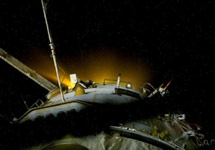 Подъем Международной космической станции. Фото NASA с сайта Physics Web