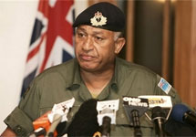 Фрэнк Байнимарама, министр обороны Фиджи.  Фото АР
