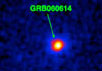 Событие GRB 060614 в рентгеновских лучах (изображение, полученное Swift с помощью инструмента XRT). В рентгеновском диапазоне послесвечение регистрировалось еще неделю спустя после самого гамма-всплеска. Фото NASA/Swift Team с сайта www.nasa.gov