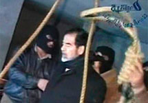 Казнь Саддама Хусейна. Кадр из "официальной" съемки