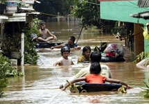 Наводнение в Джакарте.  Фото АР