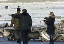Катастрофа Ту-134. Кадр Первого канала