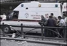 На месте теракта в Анкаре. Фото с сайта ВВС