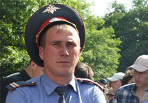 Милиционер. Фото А.Карпюк/Грани.Ру