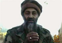 Осама бен Ладен. Кадр видеозаписи, переданный телеканалом "Аль-Джазира"