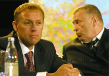 Андрей Луговой и Владимир Жириновский. Фото с сайта МК