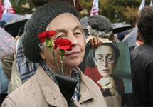 Митинг памяти Анны Политковской. Фото А.Карпюк/Грани.Ру