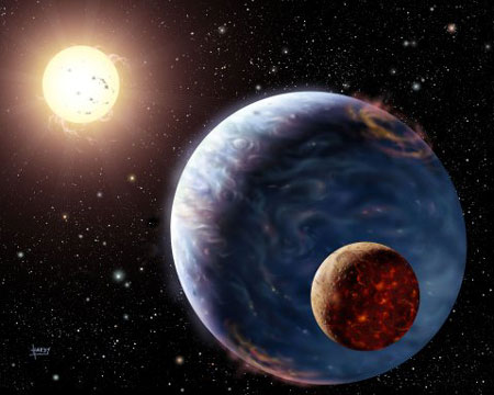 Так художник представляет себе экстрасолнечные планеты. Изображение STFC с сайта www.st-andrews.ac.uk