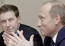 Андрей Илларионов и Владимир Путин. Фото с сайта ВВС