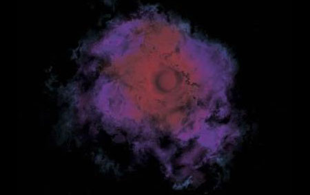 Так художник представляет себе "темную звезду", видимую лишь в инфракрасном диапазоне. Иллюстрация University of Utah