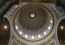 Купол собора Св.Петра. Фото с сайта www.brandeis.edu