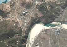 Фотография со спутника ядерного объекта в Ёнбёне. Фото АР