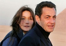 Николя Саркози и Карла Бруни. Фото с сайта YahooNews