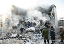 На месте взрыва в Казани. Фото с сайта president.tatar.ru