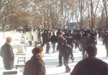 Разгон митинга в Назрани. Фото с сайта Ингушетия.Ру