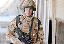 Принц Гарри в Афганистане. Фото с сайта The Sun