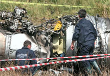 Обломки Ан-32, сгоревшего в Кишиневе. Фото с сайта радио "Маяк"