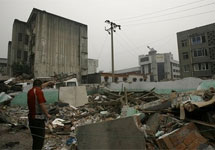 Китай. Последствия землетрясения. Фото АР