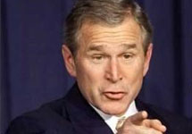 Джордж Буш, президент США. Фото АР