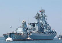Ракетный крейсер ''Москва''. Фото http://www.foxbat.ru