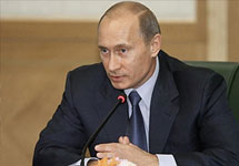 Владимир Путин на переговорах в Ташкенте. Фото AP